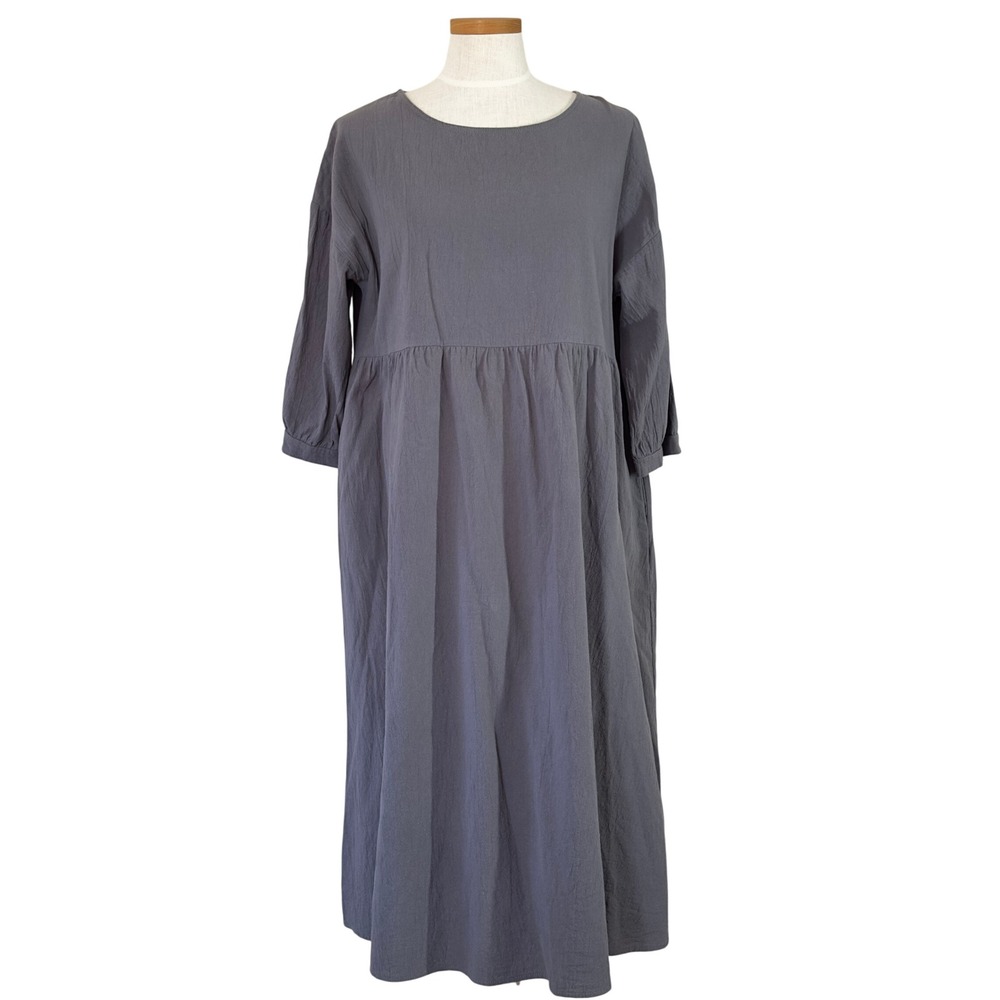 Sucrefas Womens XXL Dress 2XL Peasant Empire Waist Relaxed Prairie Lagenlook FAB